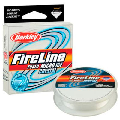 Леска плетеная Berkley Fireline Micro Ice Crystal/Crystal 50yds/46m 0,10mm 4lbs