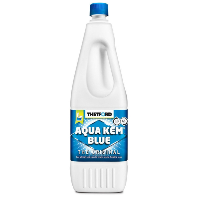 Жидкость для биотуалета Thetford Aqua Kem Blue (в нижний бак, синяя, объём 2л, ароматизирована)
