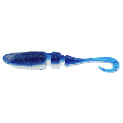Эластичная приманка Lake Fork Sickle Tail Baby Shad цв. Blue Perl