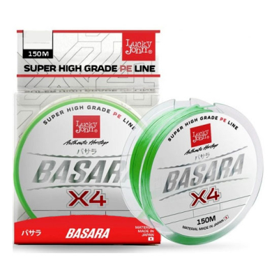 Леска плет. Lucky John Basara Light Green 150m 0.19mm