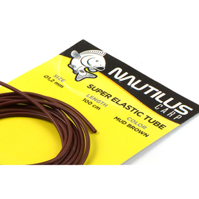Трубка силиконовая Nautilus Super Elastic Tube 1.2мм 1м Mud Brown