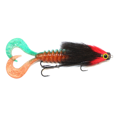 Приманка RSK Fishing MAUS M (диаметр головы 15,5 mm) 18см 45гр тело цвет 025 красно-черная голова