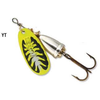 Блесна вращающаяся Blue Fox Vibrax Fluorescent BFF5/YT