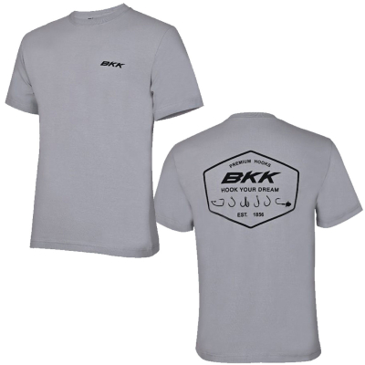 Футболка с коротким рукавом BKK Short Sleeve T-Shirt-Legacy (F-SA-1246) M #Grey