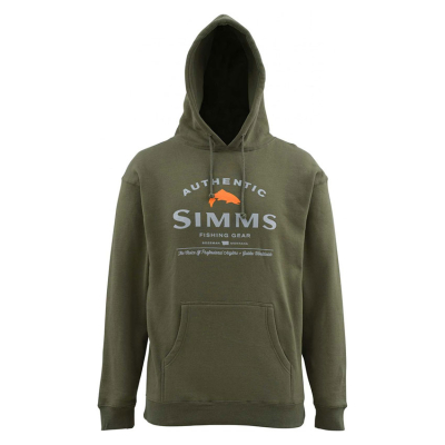 Толстовка Simms Badge of Authenticity Hoody, M, Olive