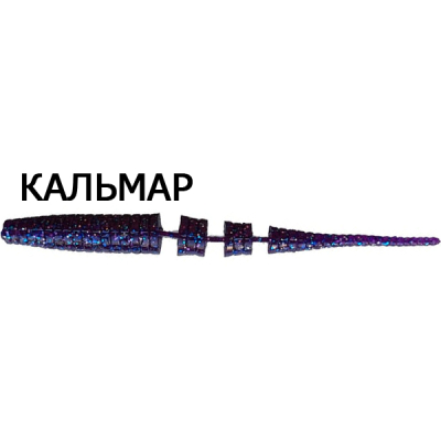 Силиконовая приманка Crazy Fish Polaris 4" 38-100-98-6 кальмар цв. space