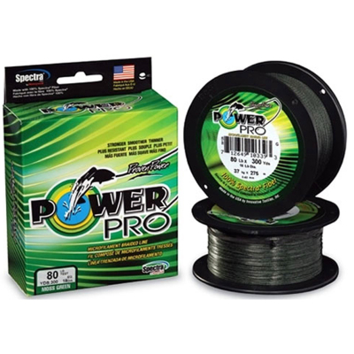 Шнур плетеный Power Pro Moss Green 275m 0,89/125кг