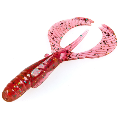 Силиконовые приманки Lucky John Pro Series Curly Shrimp 3" цвет S14 10шт.