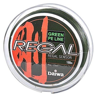 Леска плетеная Daiwa Regal Sensor Green 150м 0,153мм