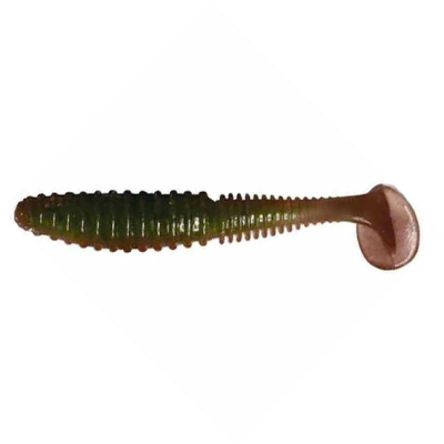 Мягкие приманки LureMax Ayame 4''/9,5см, LSA4-06-003 Motor Oil (6 шт.)