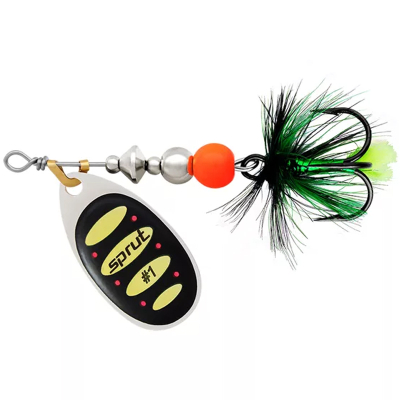 Блесна вращающаяся Sprut Alba Ball System Spinner #4 (12,5g/SBKY)