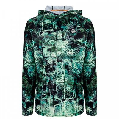 Футболка FHM "Mark Hoodie" V3 Принт хаки р-р 3XL