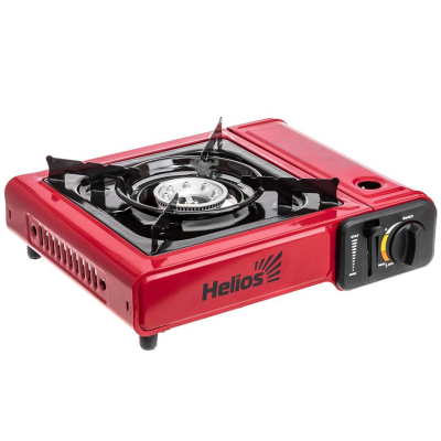 Плита газовая портативная в кейсе с переходником Helios (HS-BDZ-168C)