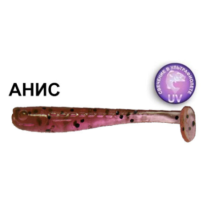 Силиконовая приманка Crazy Fish Nano Minnow 6-4-13-1 анис цв. purple pepper (пурпурный перец)