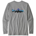 Футболка Patagonia M's L/S Fitz Roy Trout Responsibili-Tee GLH, XS