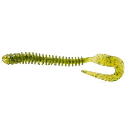 Мягкая приманка Allvega Monster Worm 10см 3,3г (6шт.) цв. Green pumpkin
