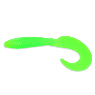 Силиконовая приманка Тула Головастик 3 цв. 005 charteuse (шартрез) (uv)