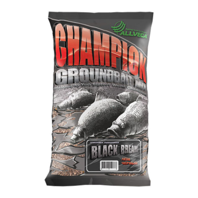 Прикормка Allvega "Champion Black Bream" 1 кг (ЧЕРНЫЙ ЛЕЩ)