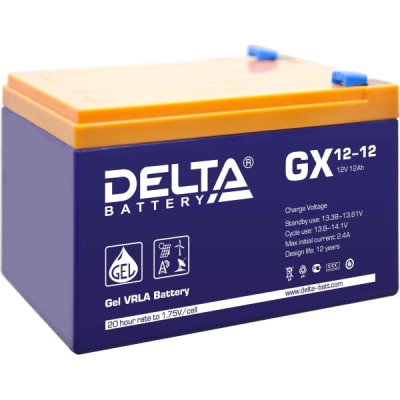Аккумулятор Delta GX 12-12