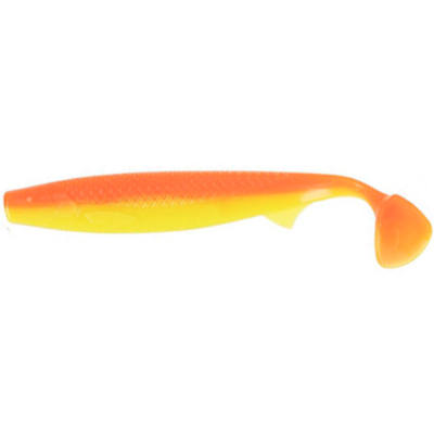Силиконовая приманка Helios Pike King 6.3"/16 см Orange & Yellow 3шт (HS-37-015)