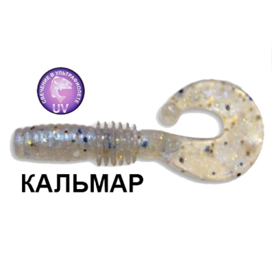 Силиконовая приманка Crazy Fish Power Mace 10-4-25-6 кальмар цв. cold pearl (холодная жемчужина)