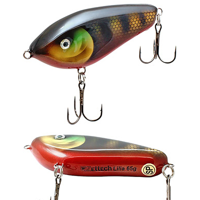 Джеркбейт Zettech Лилия-F/55g/120mm #Ночь