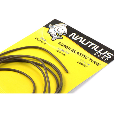 Трубка силиконовая Nautilus Super Elastic Tube 1.2мм 1м Green