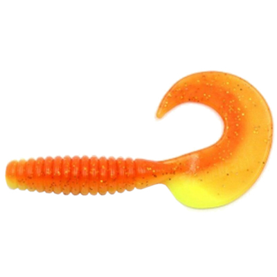 Силиконовая приманка Yaman Pro Spiral 5" цвет #25 - Sunshine (уп.5 шт)