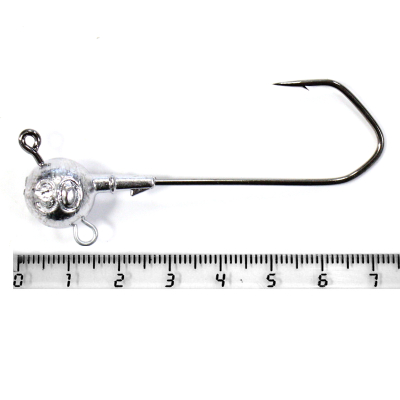 Призёр джиг-головка с ухом для поводка на крючке 6/0 3 шт. 30 гр.