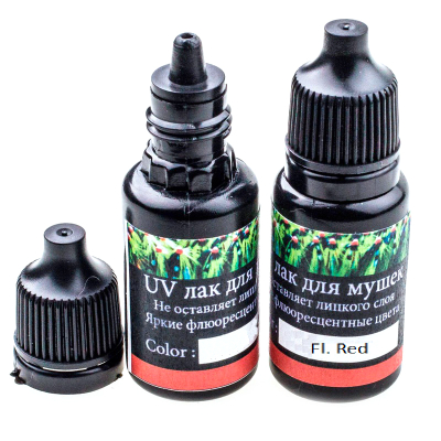 Лак UV для вязания мушек Fl. Red, 5 ml