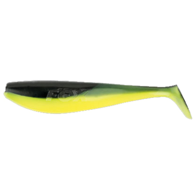 Силиконовая приманка Fox Rage Zander Pro Shad 10cm - Black N Lime NSL427