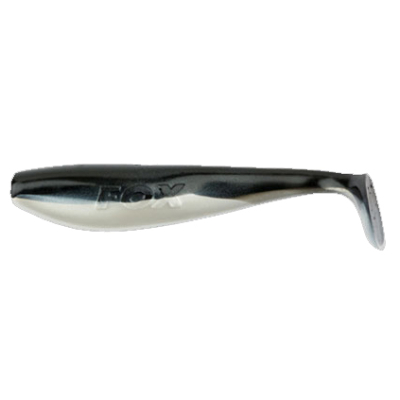 Силиконовая приманка Fox Rage Zander Pro Shad 10cm - Black N White NSL434