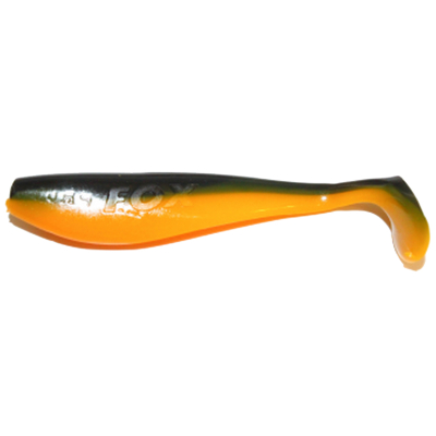 Силиконовая приманка Fox Rage Zander Pro Shad 10cm - Carrot N Black NSL538