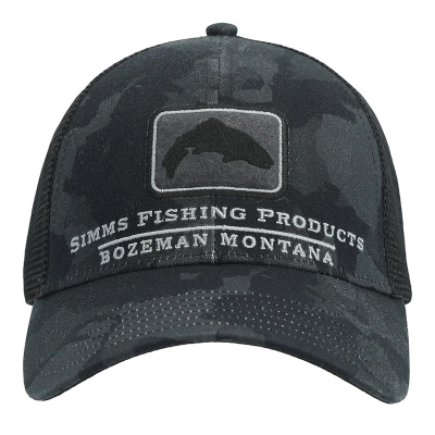 Кепка Simms Trout Icon Trucker, Regiment Camo Carbon