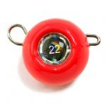 Груз крашеный разборная чебурашка "ШАР" 22 гр., цвет 11-красный люминофор GCR(B)C-22-11 10 шт
