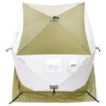 Палатка зимняя куб "Следопыт" 2,1 х2,1 м, Oxford 210D PU 1000, S по полу 4,4 кв.м, цв. оливковый/белый (PF-TW-27)