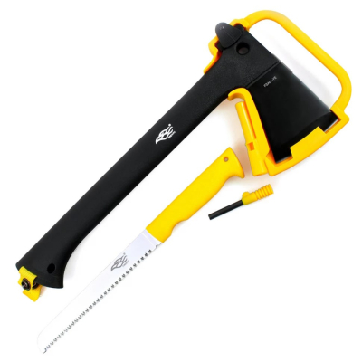 Топор туристический "Firebird by Ganzo" с пилой и огнивом, 943гр, в чехле