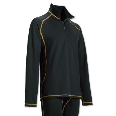 Пуловер Orvis Thermaclime Sportwool Zip Neck Black Large