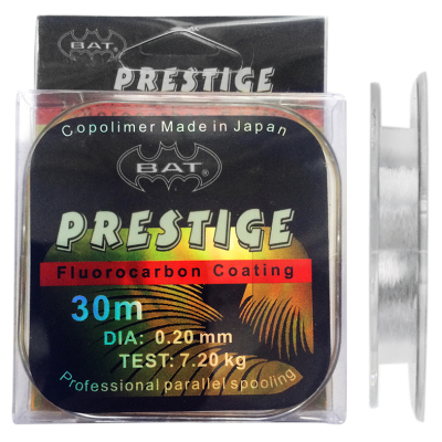 Леска флюорокарбоновая BAT Prestige 30м. 0,20мм.