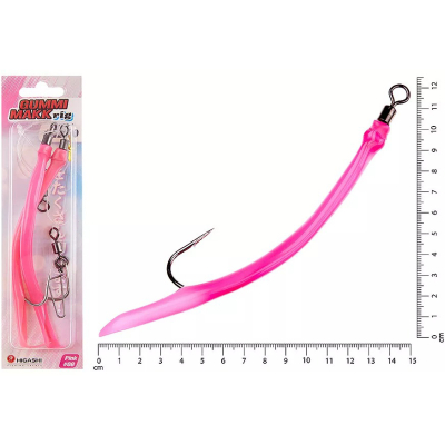 Оснастка HIGASHI Gummi Makk rig SB2 #06 Pink (#12-0)