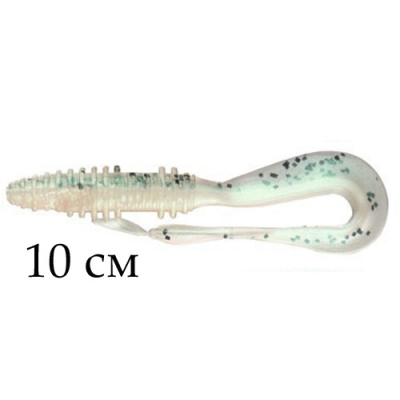 Твистер Noeby S3117 цвет NW204, 10cm/4.6g, уп.6 штук