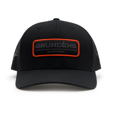 Кепка Grundens We Are Fishing Trucker, Solid Black, One Size