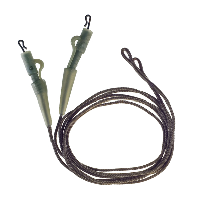 Противозакручиватель оснащенный Carpe Diem Safety Clips Rig / Leadcre 45lb, 60cm Green (2шт) CDSCR4