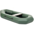 Лодка Бриз 190 гребки + жесткое сиденье зеленый Тонар