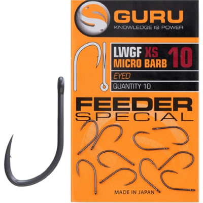 Крючок Guru XS Feeder Special Eyed №8 с ушком (GFSXSE08)
