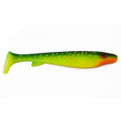 Силиконовая приманка KanalGratis Fatnose Shad 230мм 60гр цвет: Hot Pike, (EJ-FATNOSE-HOTPIKE)