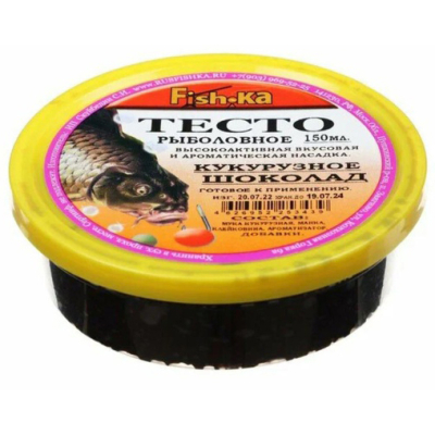 Тесто (готовое) "Fish.ka" КУКУРУЗНОЕ шоколад 150мл
