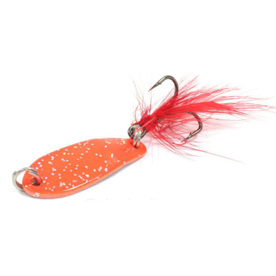 Блесна колеблющаяся Sprut Yasuri Spoon (30mm/3,4g/OSH + дополнительный одинарный крючок)