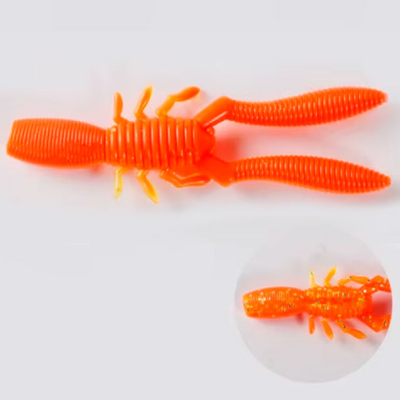 Силиконовая приманка рачок Noeby S3206 7.5cм 3.4g цвет NW207 уп.4 шт.