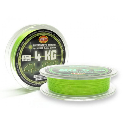 Шнур WFT Gliss Chartreuse 150m 0,16 10KG (1D-C 220-016)